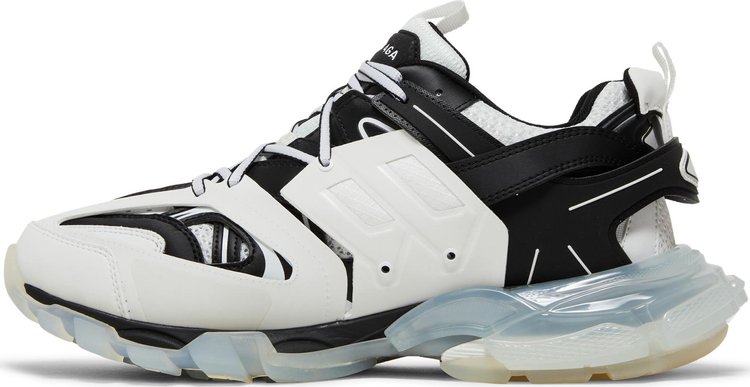 Balenciaga Track Sneaker Clear Sole   White Black