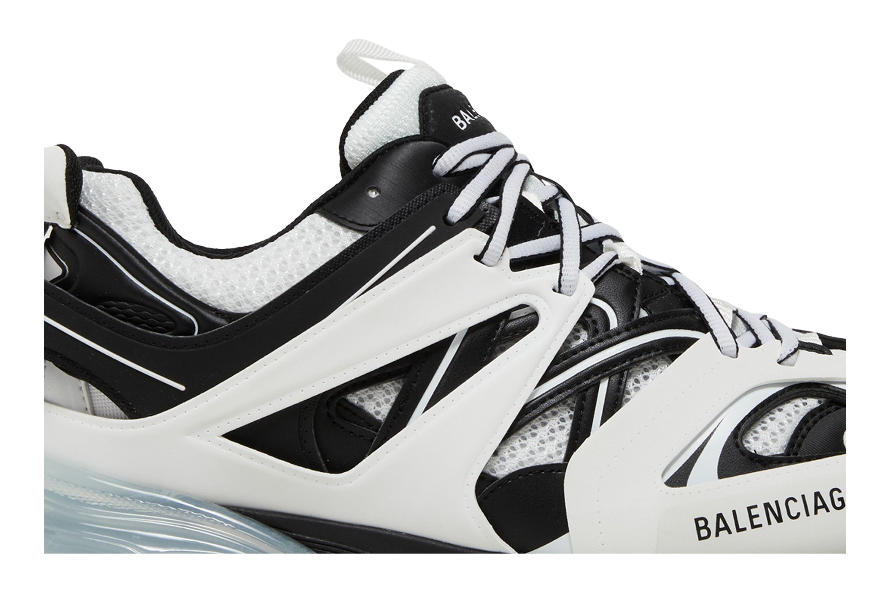 Buy Balenciaga Track Sneaker Clear Sole White Black 647742 W3BZ2 9010 GOAT CA