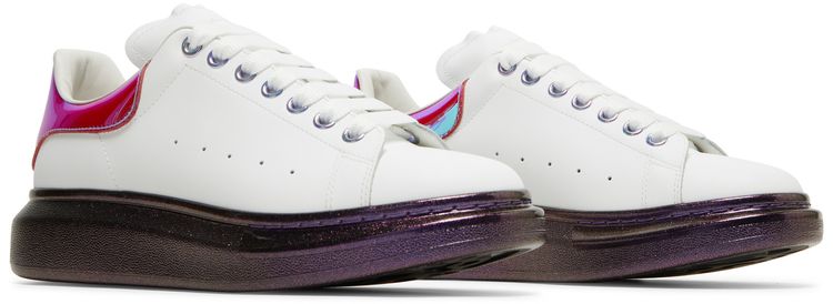 Alexander McQueen Oversized Sneaker White Pink Iridescent