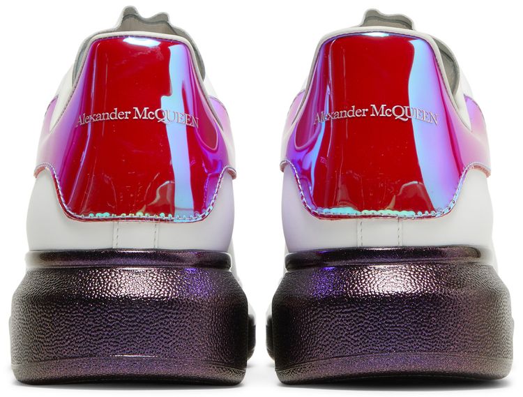 Alexander McQueen Oversized Sneaker White Pink Iridescent