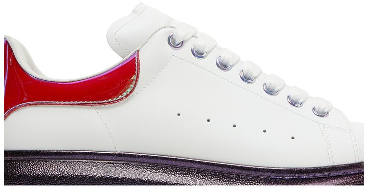 Alexander McQueen Oversized Sneaker White Pink Iridescent