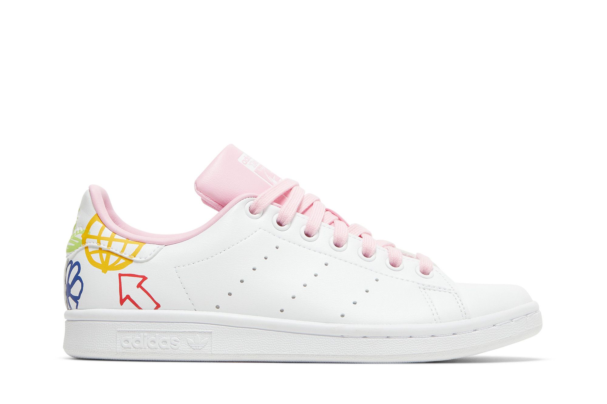 Buy Wmns Stan Smith Doodle White Pink FX5680 GOAT
