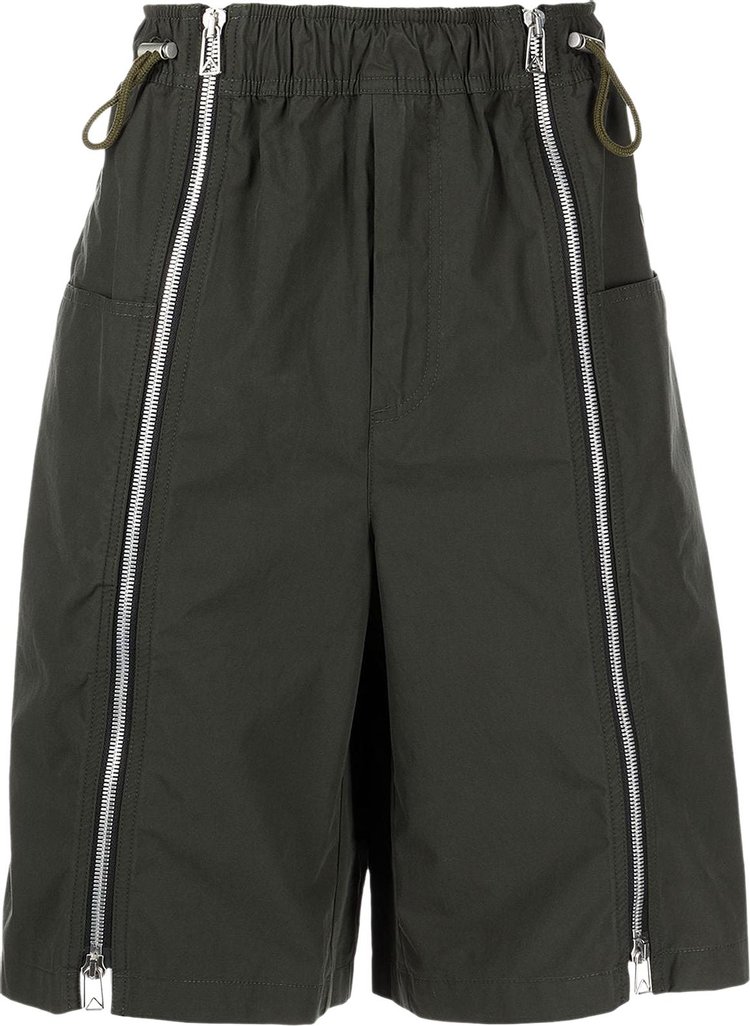 Bottega Veneta Organic Frosted Poplin Shorts Camping