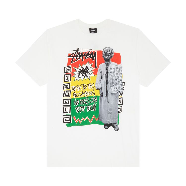 Stussy Rastafari Tee White