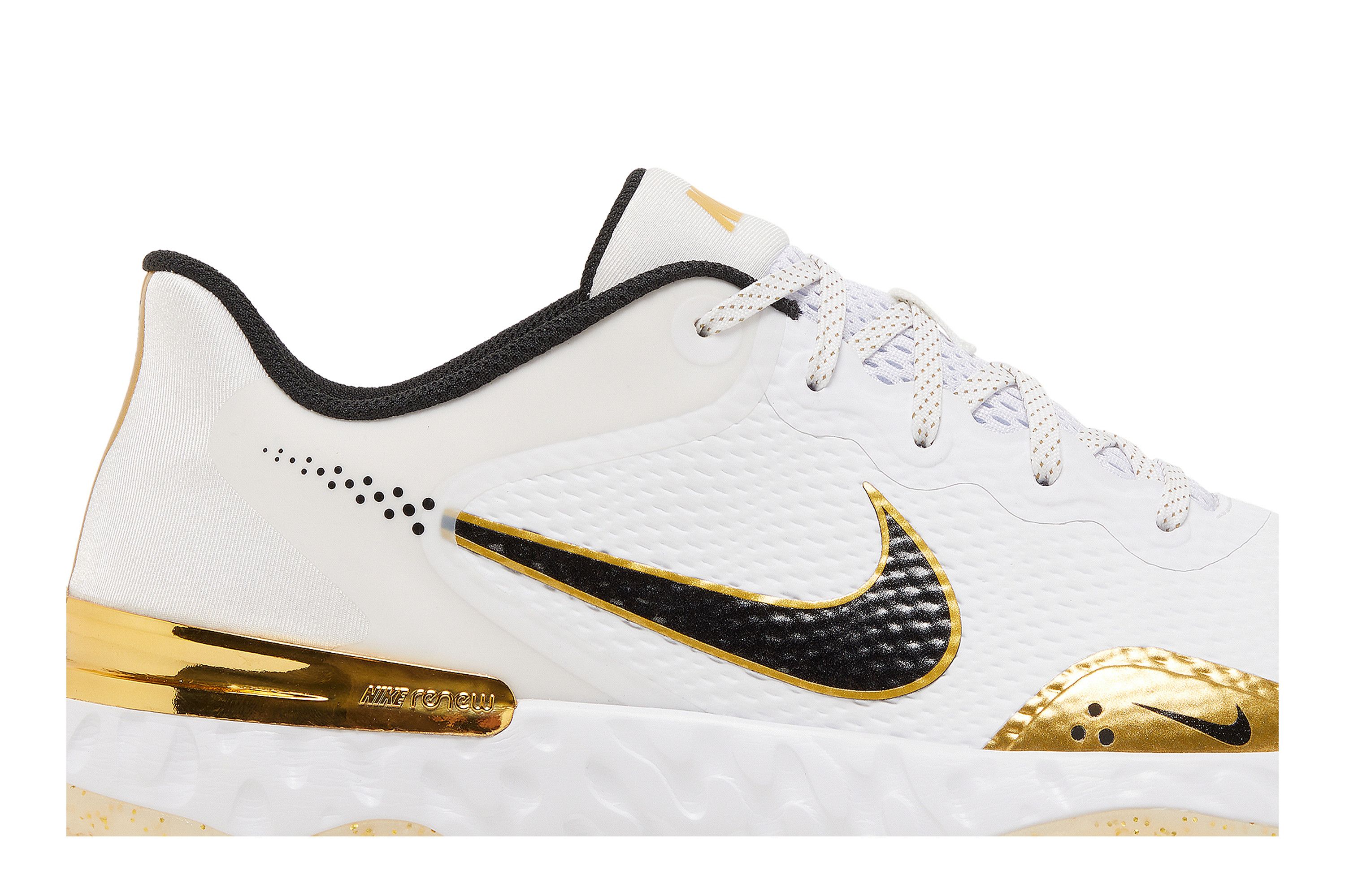 Buy Alpha Huarache Elite 3 Turf White Metallic Gold CV3560 106 GOAT UK