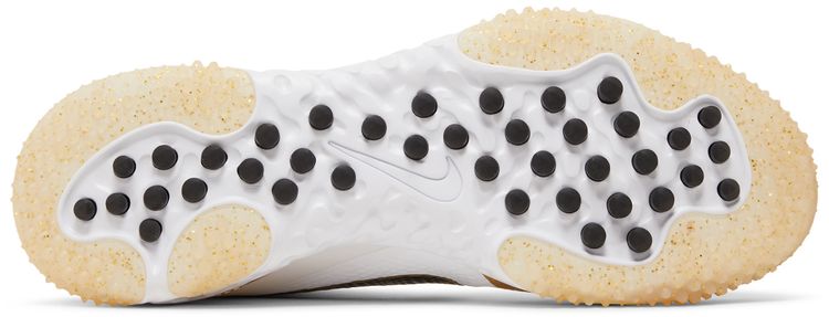 Nike Alpha Huarache Elite 3 Turf White Metallic Gold