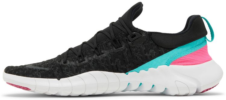 Nike Free Run 50 Black Dynamic Turquoise