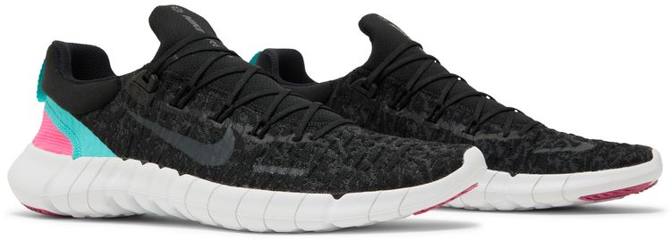 Nike Free Run 50 Black Dynamic Turquoise