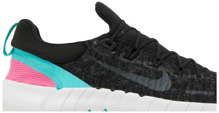 Nike Free Run 50 Black Dynamic Turquoise