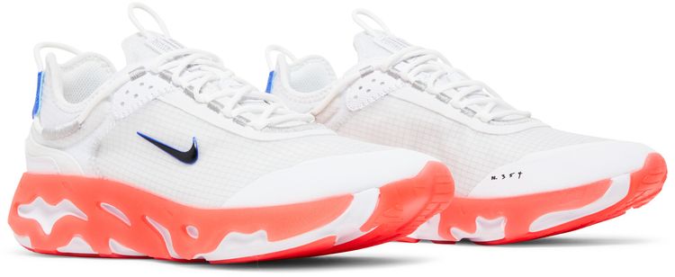 Nike React Live White Bright Crimson
