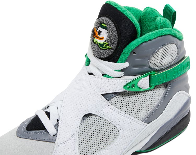 Air Jordan VIII University of Oregon Pure Platinum PE