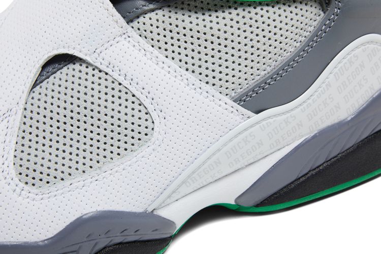 Air Jordan VIII University of Oregon Pure Platinum PE
