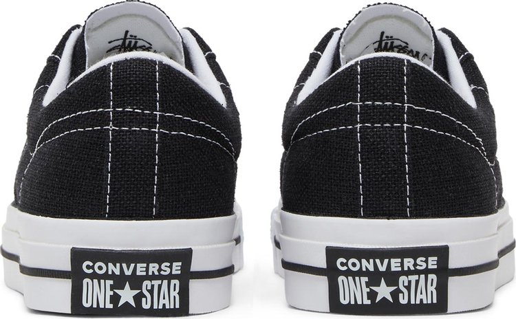 Stussy x One Star Low Black