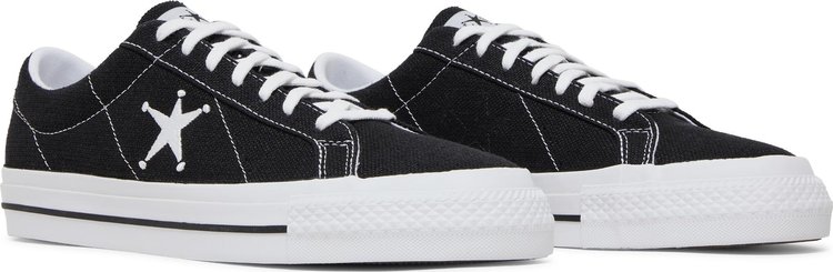 Stussy x One Star Low Black