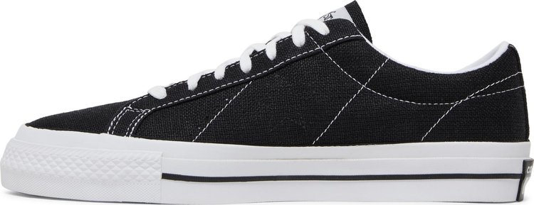 Stussy x One Star Low Black