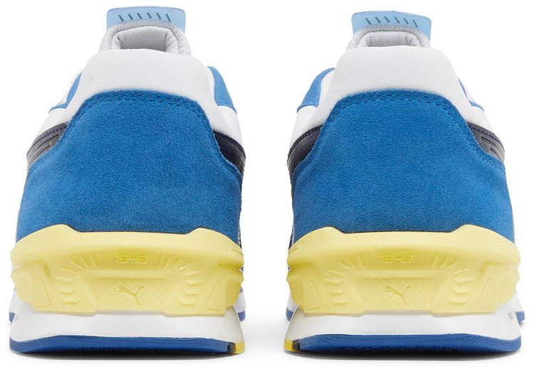 Puma Porsche Legacy x Low Racer White Peacoat Celandine