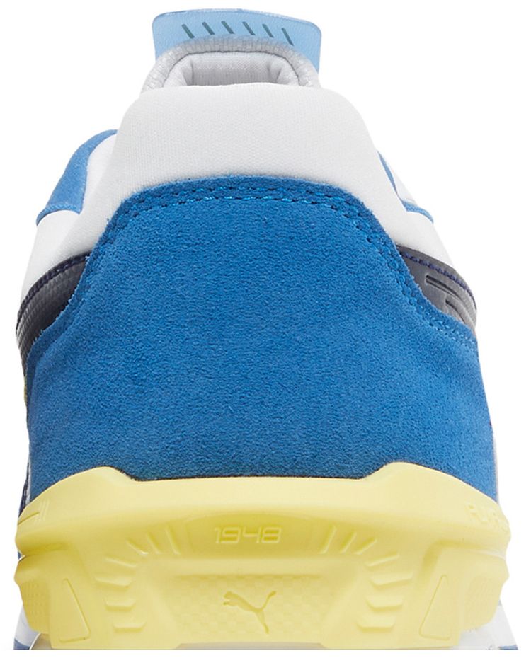 Puma Porsche Legacy x Low Racer White Peacoat Celandine