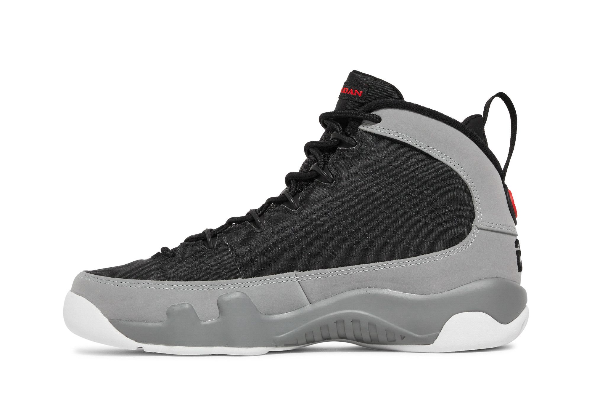 dark grey jordan 9