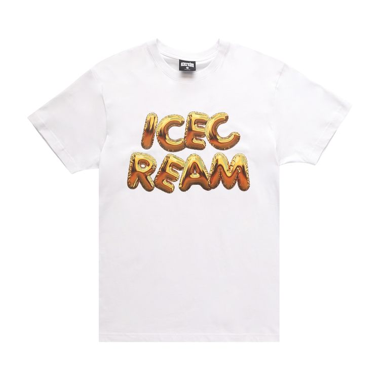 Icecream Gold Plated Short Sleeve Tee White