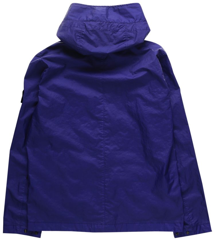 Stone Island Hooded Jacket Bright Blue