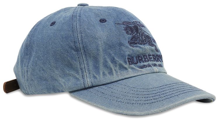 Supreme x Burberry Denim 6 Panel Blue
