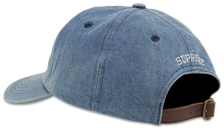 Supreme x Burberry Denim 6 Panel Blue