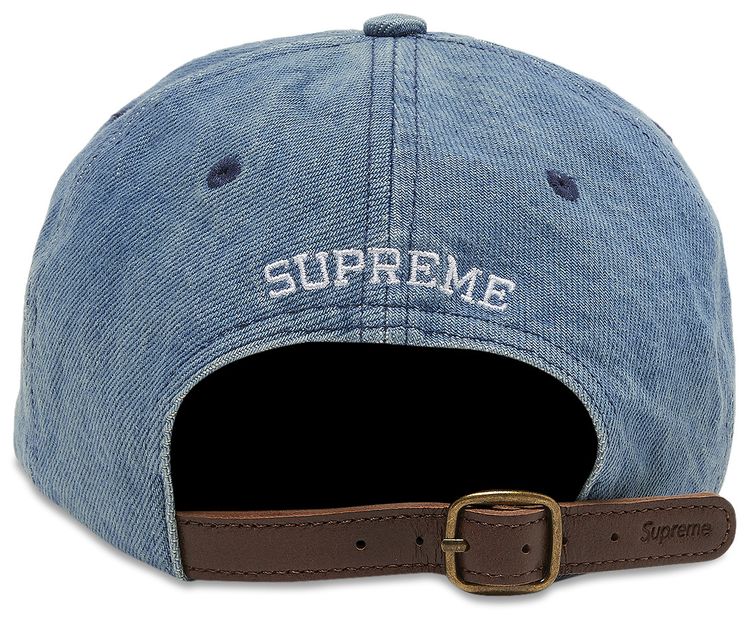 Supreme x Burberry Denim 6 Panel Blue