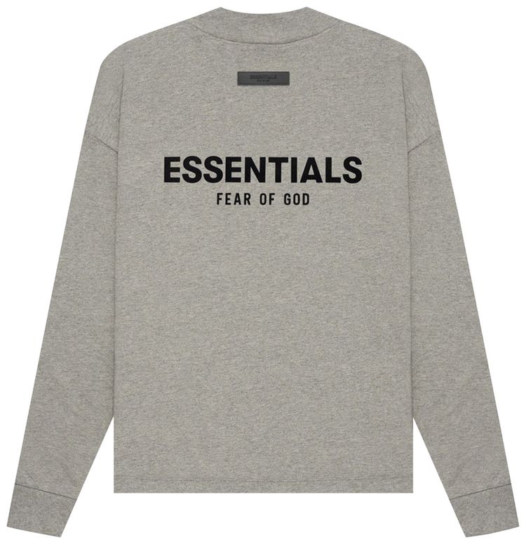 Fear of God Essentials Long Sleeve Tee Dark Oatmeal