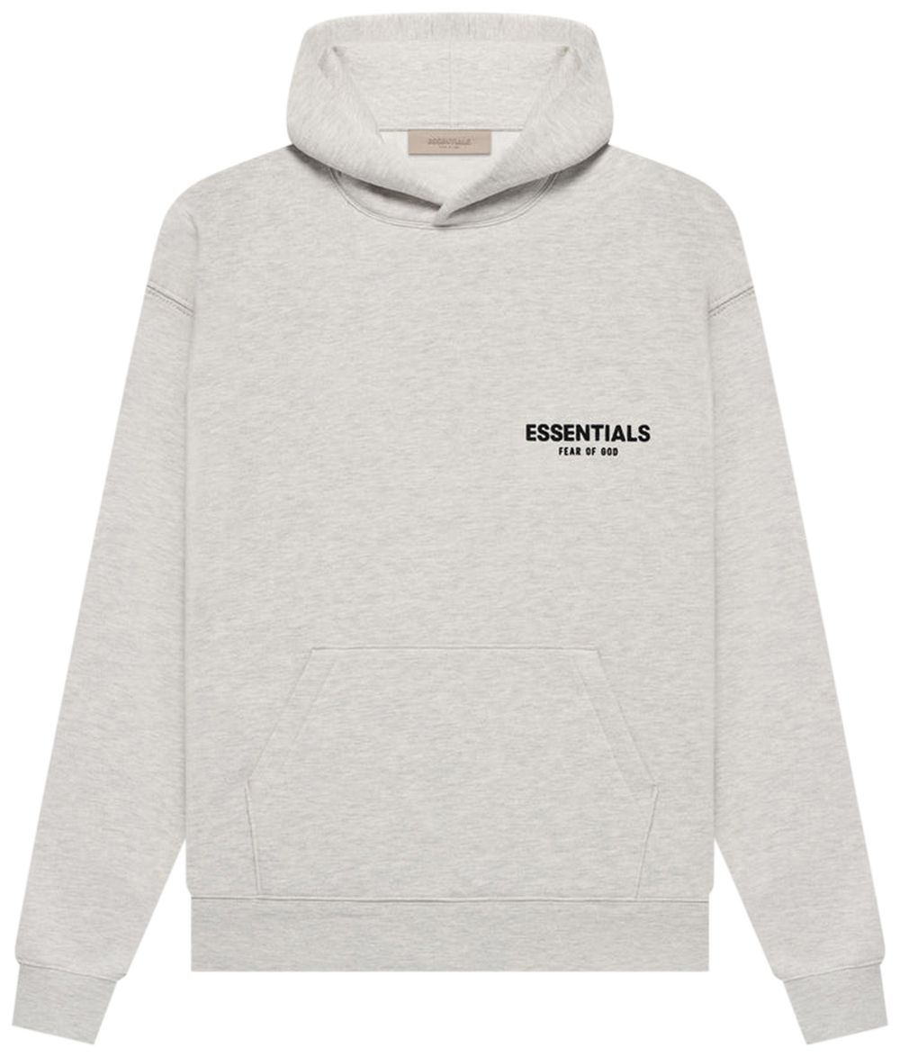 Essentials hoodie fear of god white clearance
