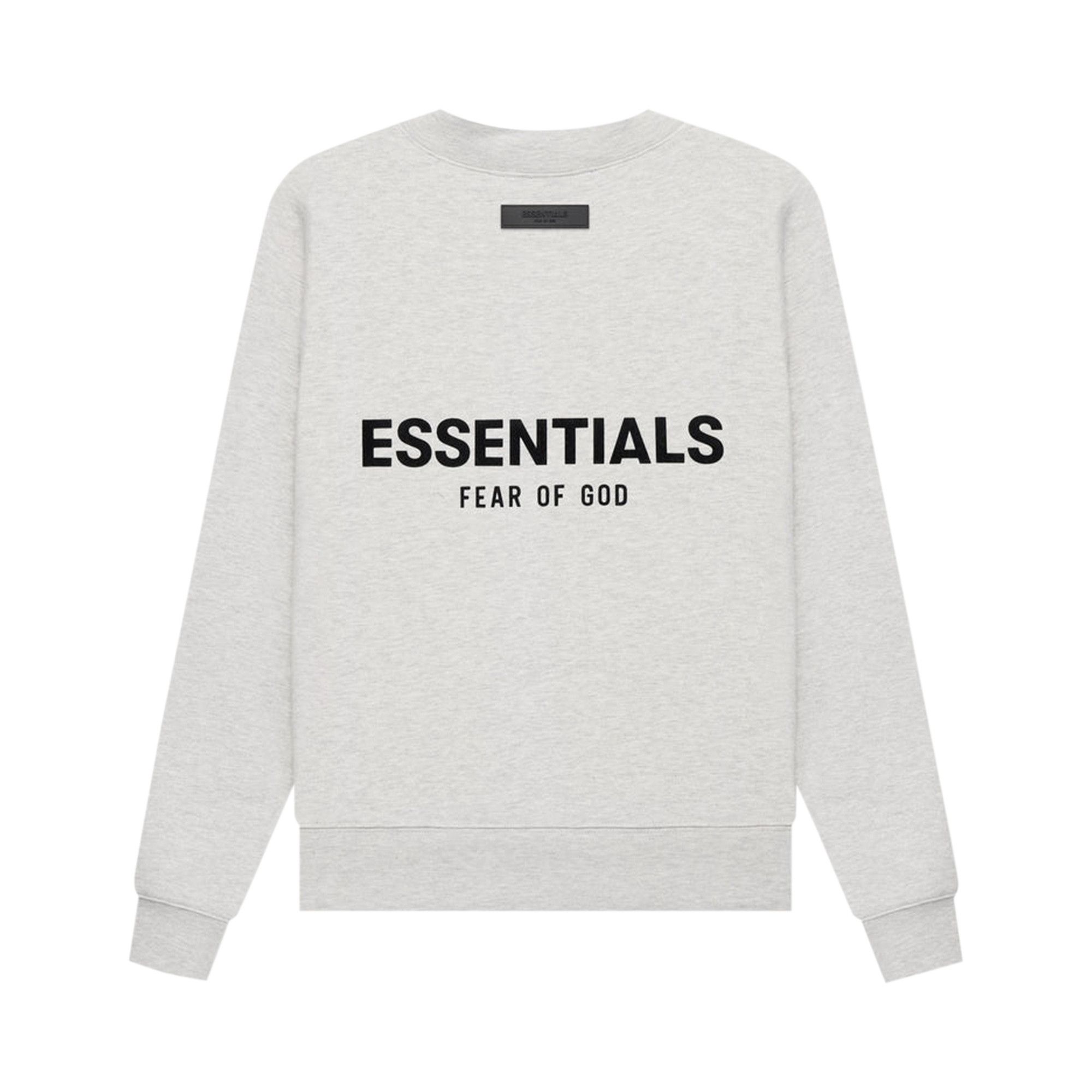 Fleece Crewneck in Black | Fear of God ESSENTIALS | Fear of God