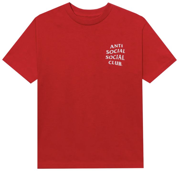 Anti Social Social Club x Case Study Flag Tee Red