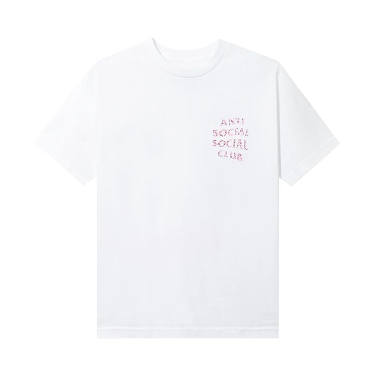 Anti Social Social Club x Case Study Flag Tee White