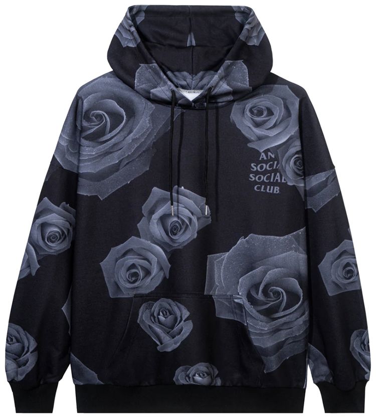 Anti Social Social Club Petal To The Floor Hoodie Black
