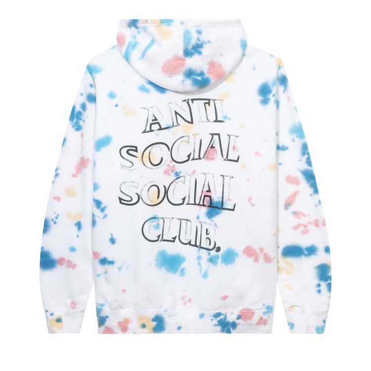 Anti Social Social Club Freakshow Tie Dye Hoodie Multi