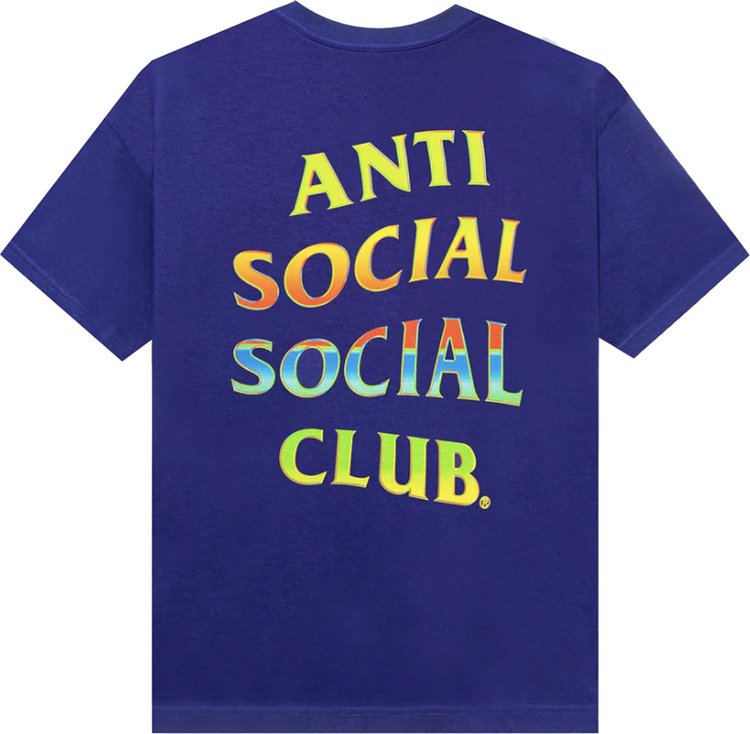 Anti Social Social Club Thermal Internal Tee Purple