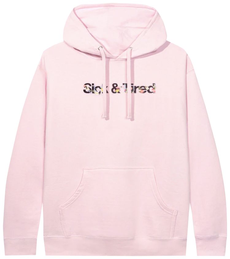 Pink anti social hoodie clearance