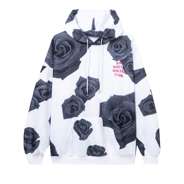 Anti Social Social Club Petal To The Floor Hoodie White