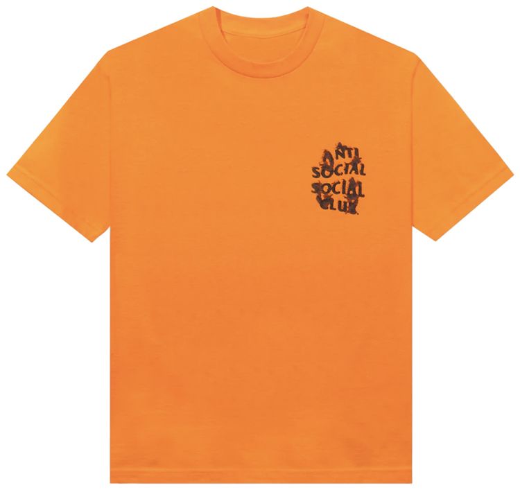 Anti Social Social Club The Notebook Tee Orange