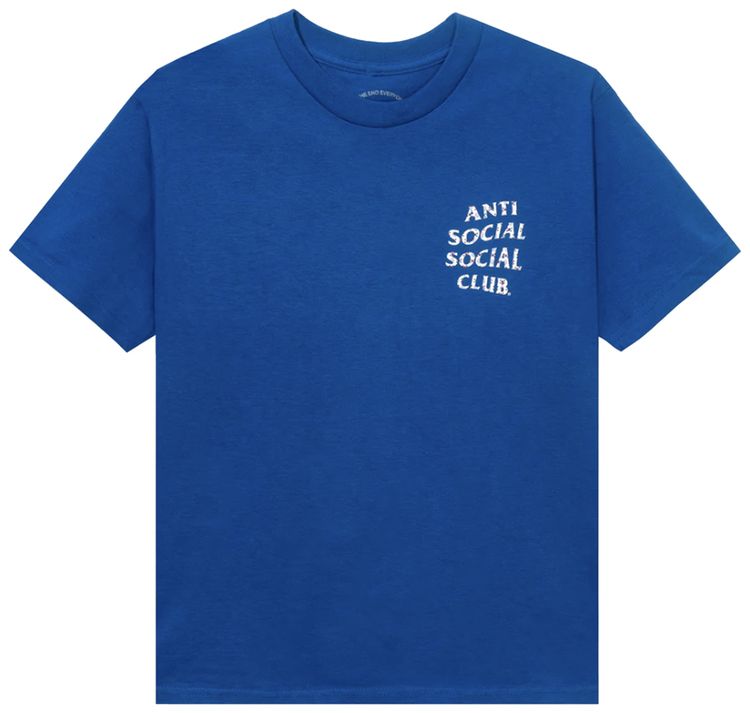 Anti Social Social Club x Case Study Flag Tee Blue