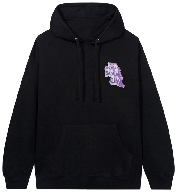 Anti Social Social Club Heart As Rock Hoodie Black