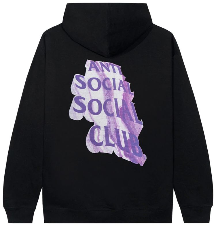 Anti Social Social Club Heart As Rock Hoodie Black