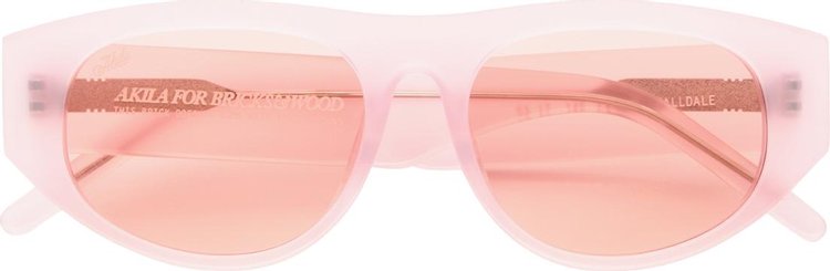 Bricks & Wood Halldale Sunglasses 'Pink'