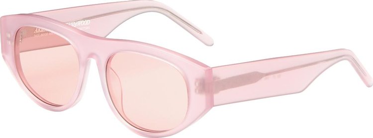 Bricks  Wood Halldale Sunglasses Pink