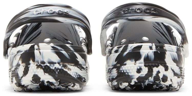 Classic Marbled Clog White Black