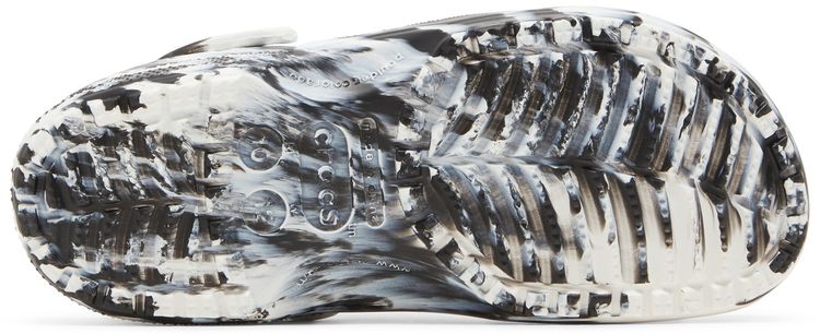 Classic Marbled Clog White Black
