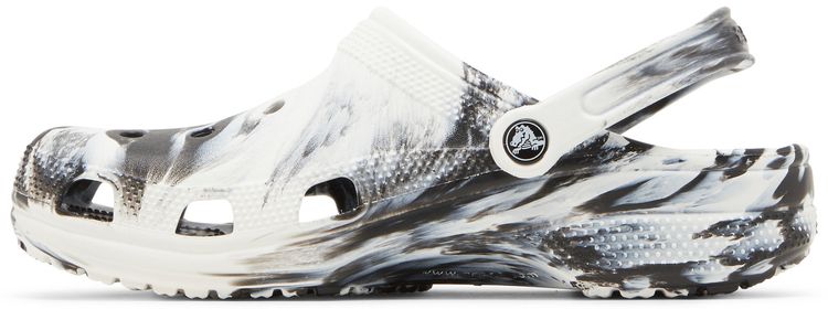 Classic Marbled Clog White Black