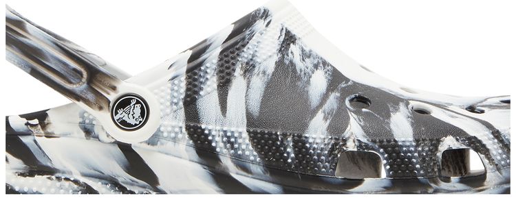 Classic Marbled Clog White Black