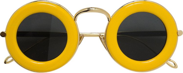Loewe Round Sunglasses 'Yellow'