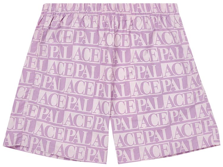 Palace Domino Print Swim Shorts Lilac