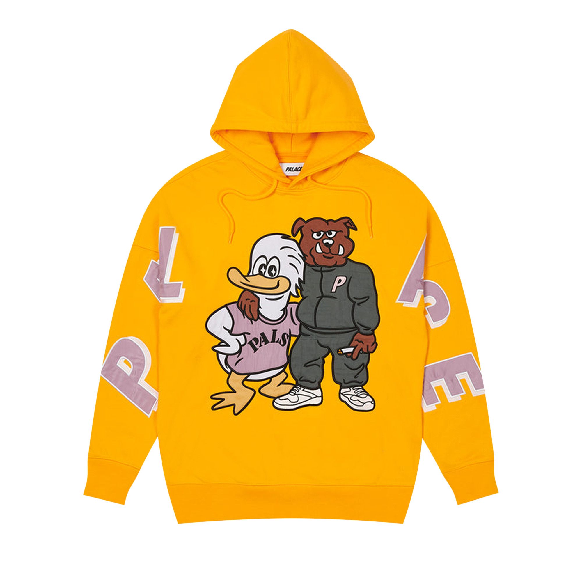 Palace deals hoodie yellow